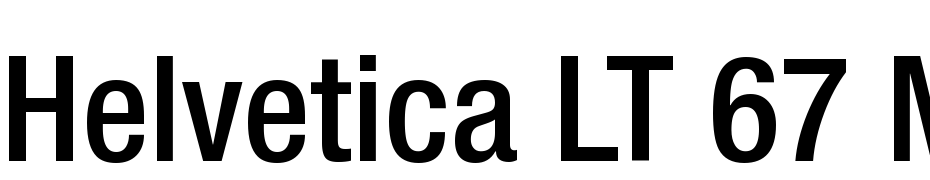 Helvetica LT 67 Medium Condensed Scarica Caratteri Gratis